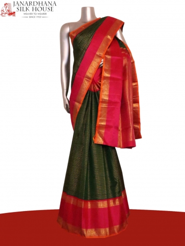 Pure Handloom Kanjeevaram Silk Saree